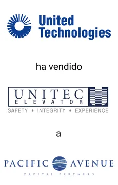 Desinversión de Unitec Elevator a Pacific Avenue Capital Partners — asesoría M&A de Seale & Associates